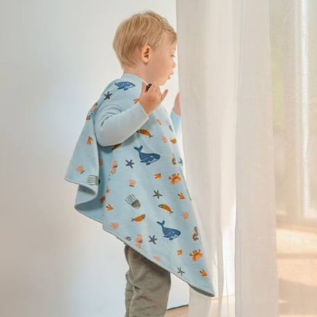 Bavoir boo évolutif 6 mois - 4 ans deep sea Gris 2 - vertbaudet enfant 