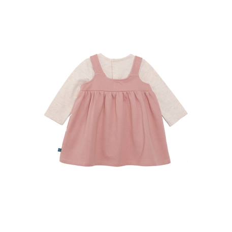 Ensemble robe + haut 100% coton bébé fille Rose 3 - vertbaudet enfant 
