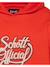 Sweatshirt à capuche imprimé schott official Orange 2 - vertbaudet enfant 