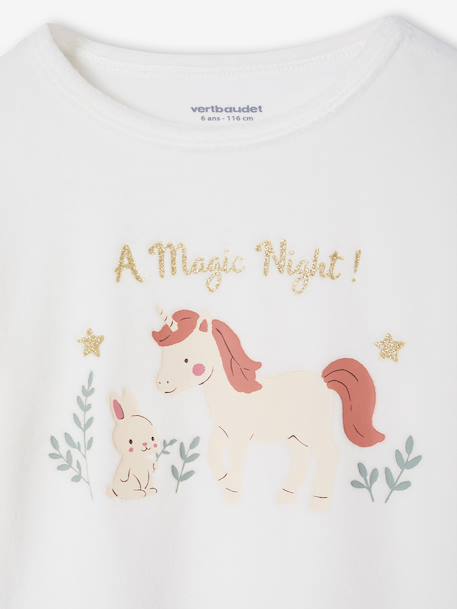 Lot de 2 pyjamas fille écru 10 - vertbaudet enfant 
