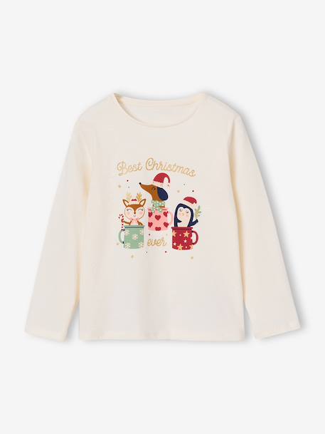 Coffret pyjama fille avec chaussettes écru 4 - vertbaudet enfant 