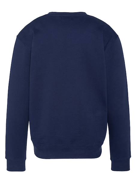 Sweatshirt col rond Gris chiné+Marine+Noir 10 - vertbaudet enfant 