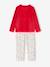 Pyjama fille velours rouge 4 - vertbaudet enfant 