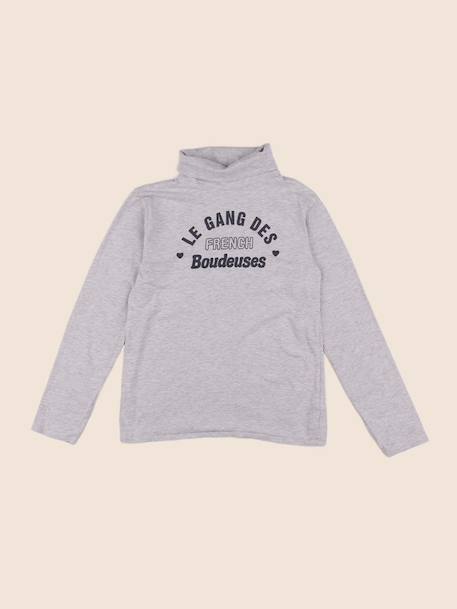 Sous-pull - 10 ans Gris 1 - vertbaudet enfant 
