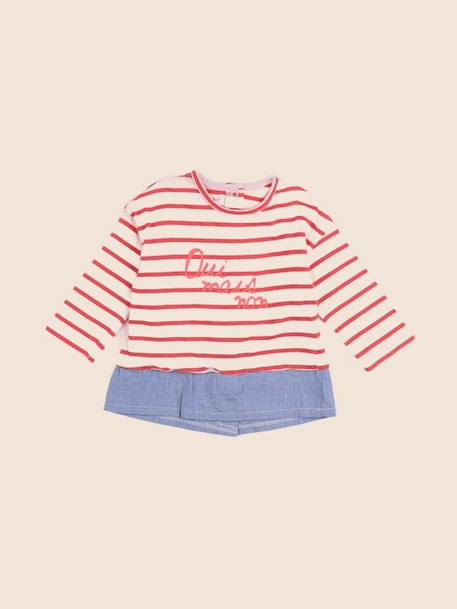 Tee-shirt - 6 mois Rose 1 - vertbaudet enfant 