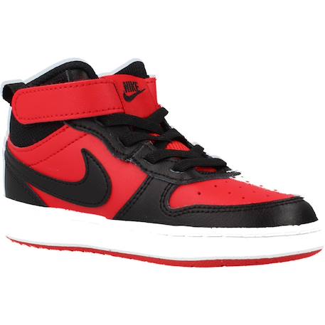 Basket garçon modèle court borough mid 2 Multicolore+Noir+Rouge 17 - vertbaudet enfant 
