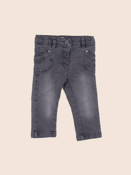 Jean - 9 mois Gris 1 - vertbaudet enfant 