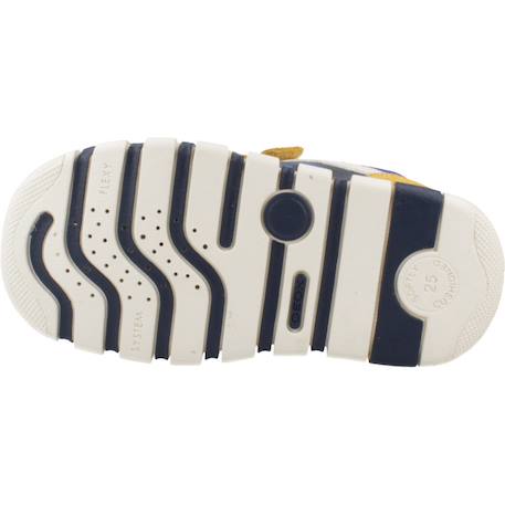 Baskets à scratchs garçon Bleu+Bleu mar/rouge foncé 6 - vertbaudet enfant 