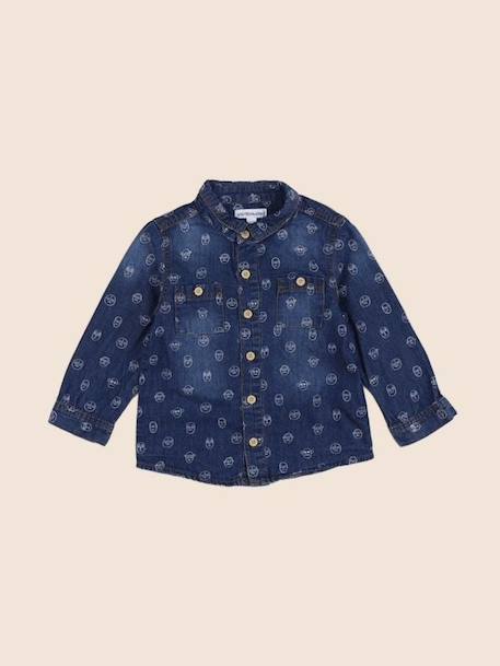 Chemise - 18 mois Bleu 1 - vertbaudet enfant 