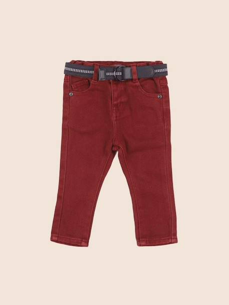 Jean - 6 mois Rouge 1 - vertbaudet enfant 