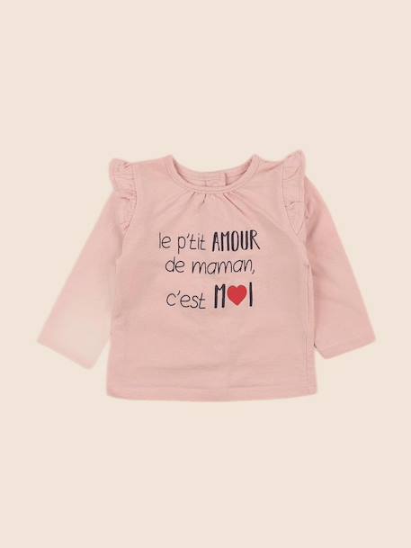 Tee-shirt - 3 mois Rose 1 - vertbaudet enfant 