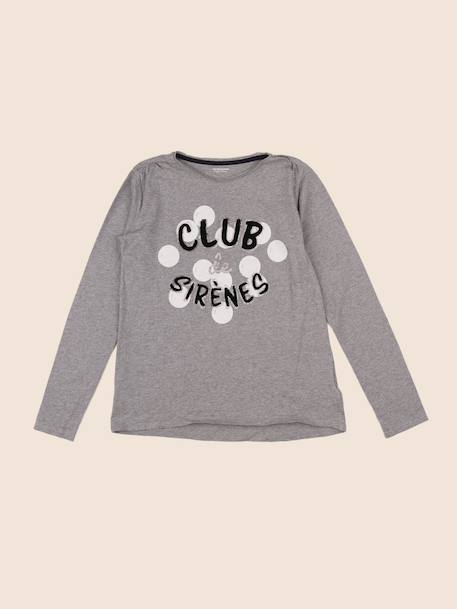 Tee-shirt - 12 ans Gris 1 - vertbaudet enfant 