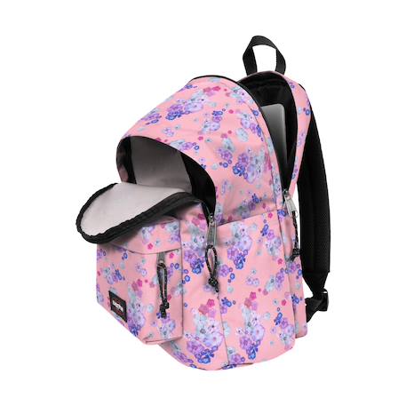 Sac à dos day office Argent+Fleur rose+Purple 7 - vertbaudet enfant 