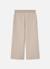 Pantalon fille en maille wide leg Beige 3 - vertbaudet enfant 