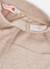 Pantalon fille en maille wide leg Beige 4 - vertbaudet enfant 