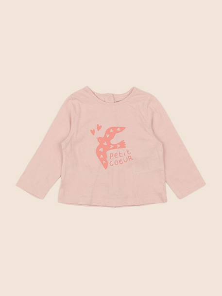 Tee-shirt - 6 mois Rose 1 - vertbaudet enfant 