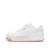 Baskets basses à lacets fille Blanc+Blanc mauve mist 2 - vertbaudet enfant 