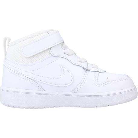 Baskets enfant garçon en cuir Blanc 1 - vertbaudet enfant 