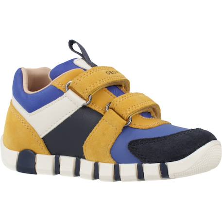 Baskets à scratchs garçon Bleu+Bleu mar/rouge foncé 5 - vertbaudet enfant 