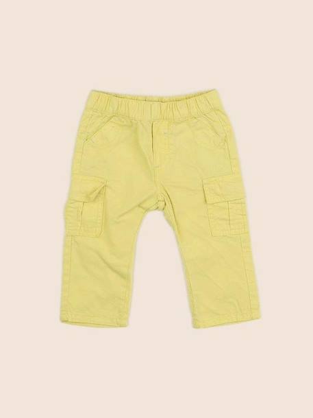 Pantalon - 6 mois Jaune 1 - vertbaudet enfant 