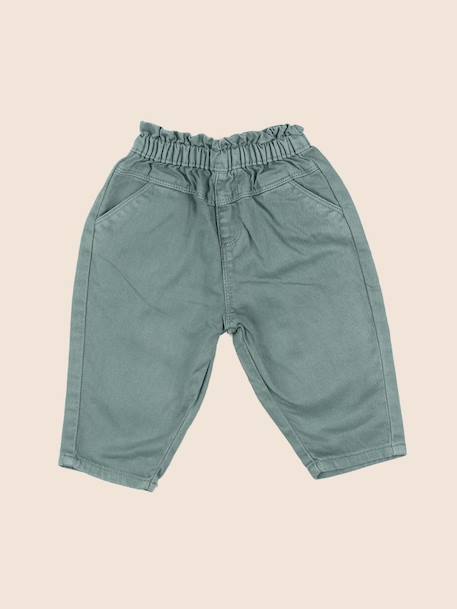 Pantalon - 6 mois Vert 1 - vertbaudet enfant 