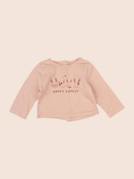 Tee-shirt - 3 mois Rose 1 - vertbaudet enfant 