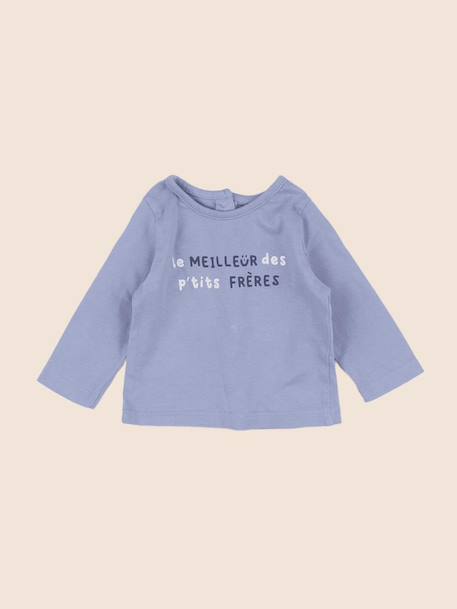 Tee-shirt - 3 mois Bleu 1 - vertbaudet enfant 