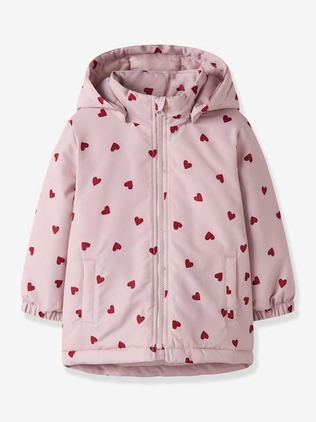 Veste d’hiver imprimée fille name it marine+mauve 4 - vertbaudet enfant 