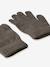 Gants garçon en mélange de laine mérinos name it bleu grisé+marron 4 - vertbaudet enfant 