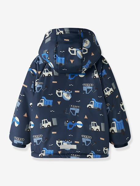 Veste d’hiver imprimée garçon avec engins de chantier name it marine 2 - vertbaudet enfant 