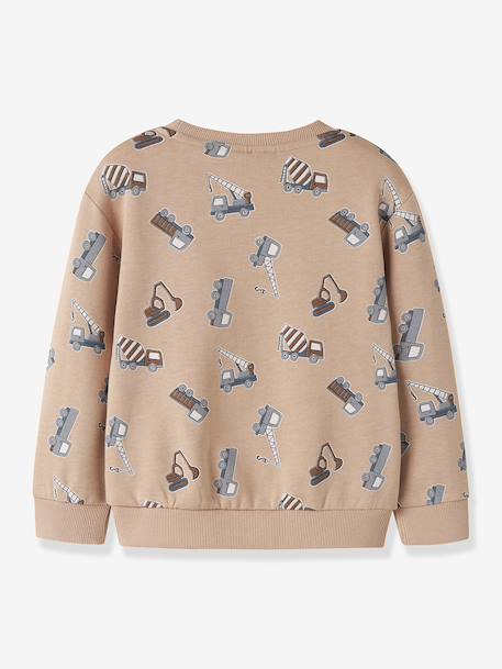 Sweatshirt à motifs garçon name it beige+bleu grisé+olive 2 - vertbaudet enfant 