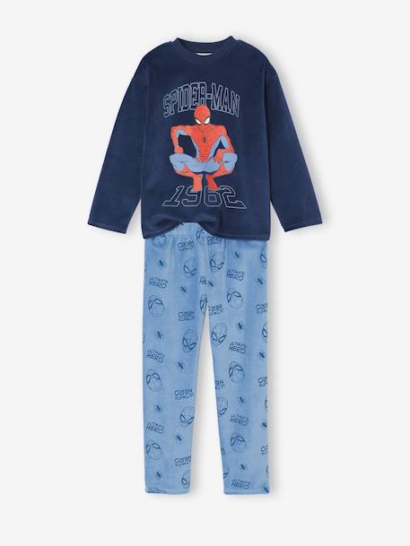 Pyjama Spiderman garçon bleu azur 1 - vertbaudet enfant 