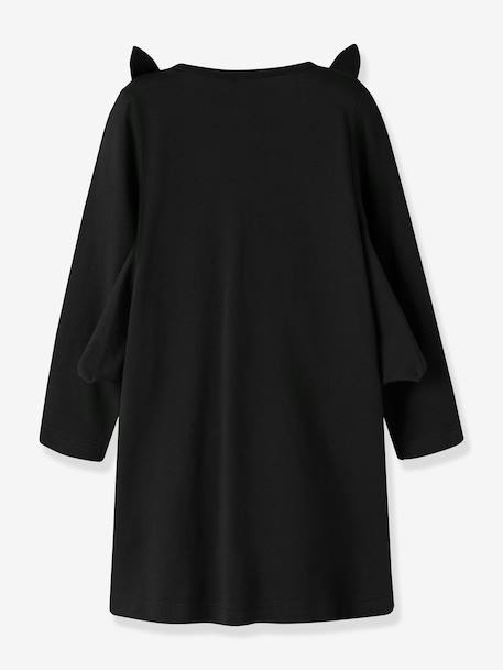 Robe à manches longues chauve-souris fille name it noir 2 - vertbaudet enfant 