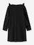 Robe à manches longues chauve-souris fille name it noir 2 - vertbaudet enfant 