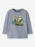 T-shirt manches longues coupe ample garçon name it bleu ardoise+écru+gris+vert 5 - vertbaudet enfant 
