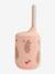 Gobelet en silicone avec paille Ellis - beige+écru+rose pâle+vert sapin 7 - vertbaudet enfant 