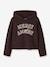Sweat à capuche avec inscription fille name it bois de rose+chocolat 3 - vertbaudet enfant 