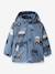 Veste d’hiver imprimée garçon à motifs pelleteuses name it bleu chambray 1 - vertbaudet enfant 
