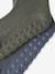 Lot de 2 paires de chaussettes antidérapantes garçon en mélange de laine mérinos name it vert chiné 2 - vertbaudet enfant 