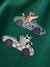 T-shirt manches longues coupe ample garçon name it bleu ardoise+écru+gris+vert 9 - vertbaudet enfant 