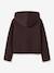 Sweat à capuche avec inscription fille name it bois de rose+chocolat 4 - vertbaudet enfant 
