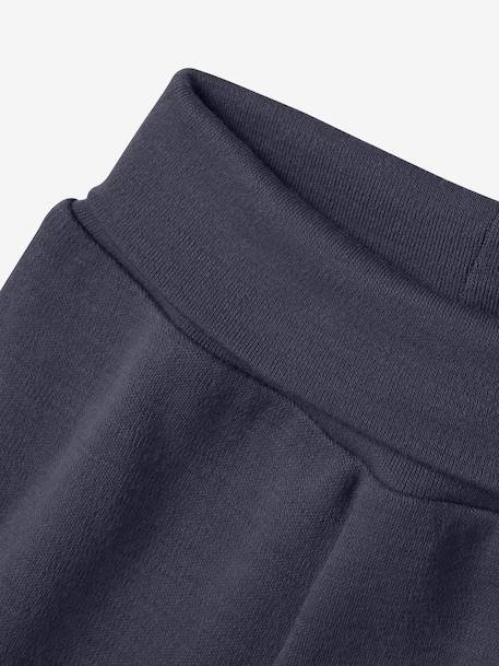 Pantalon bébé en laine mérinos name it bleu grisé+gris chiné 3 - vertbaudet enfant 