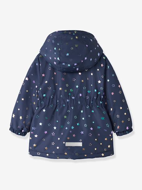 Veste d’hiver fille avec imprimé métallisé name it marine 2 - vertbaudet enfant 