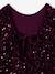 Robe fille manches longues prune 3 - vertbaudet enfant 