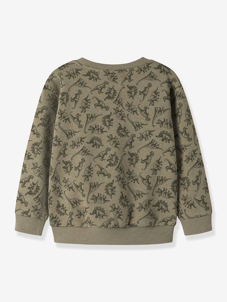 Sweatshirt à motifs garçon name it beige+bleu grisé+olive 7 - vertbaudet enfant 