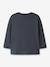 T-shirt manches longues coupe ample garçon name it bleu ardoise+écru+gris+vert 2 - vertbaudet enfant 