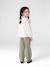 Pantalon fille large MorphologiK fin corail+kaki+vert de gris+vieux rose 17 - vertbaudet enfant 