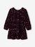 Robe fille manches longues prune 2 - vertbaudet enfant 