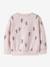 Sweat-shirt fille à imprimé all-over name it écru+rose bonbon+rose clair 8 - vertbaudet enfant 