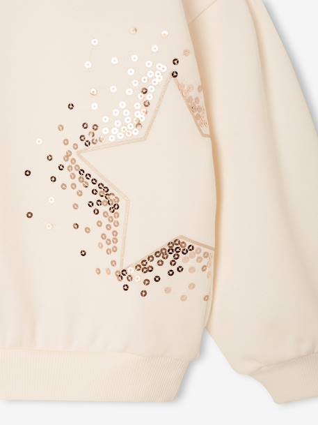 Sweat de Noël enfant fille écru 5 - vertbaudet enfant 
